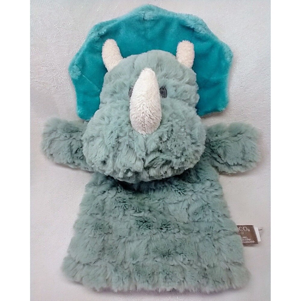 Demdaco Triceratops - Declan The Dinosaur Plush Hand Puppet 2019